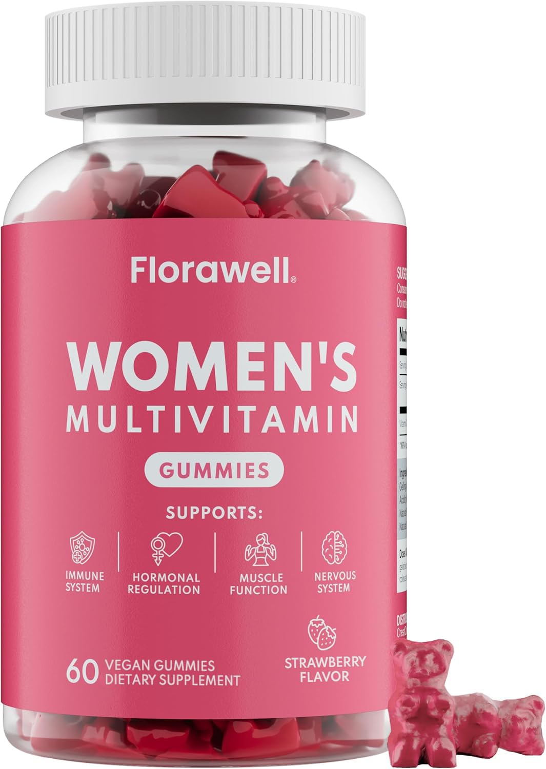 Florawell Multivitamin Gummies for Women 60 Gummies