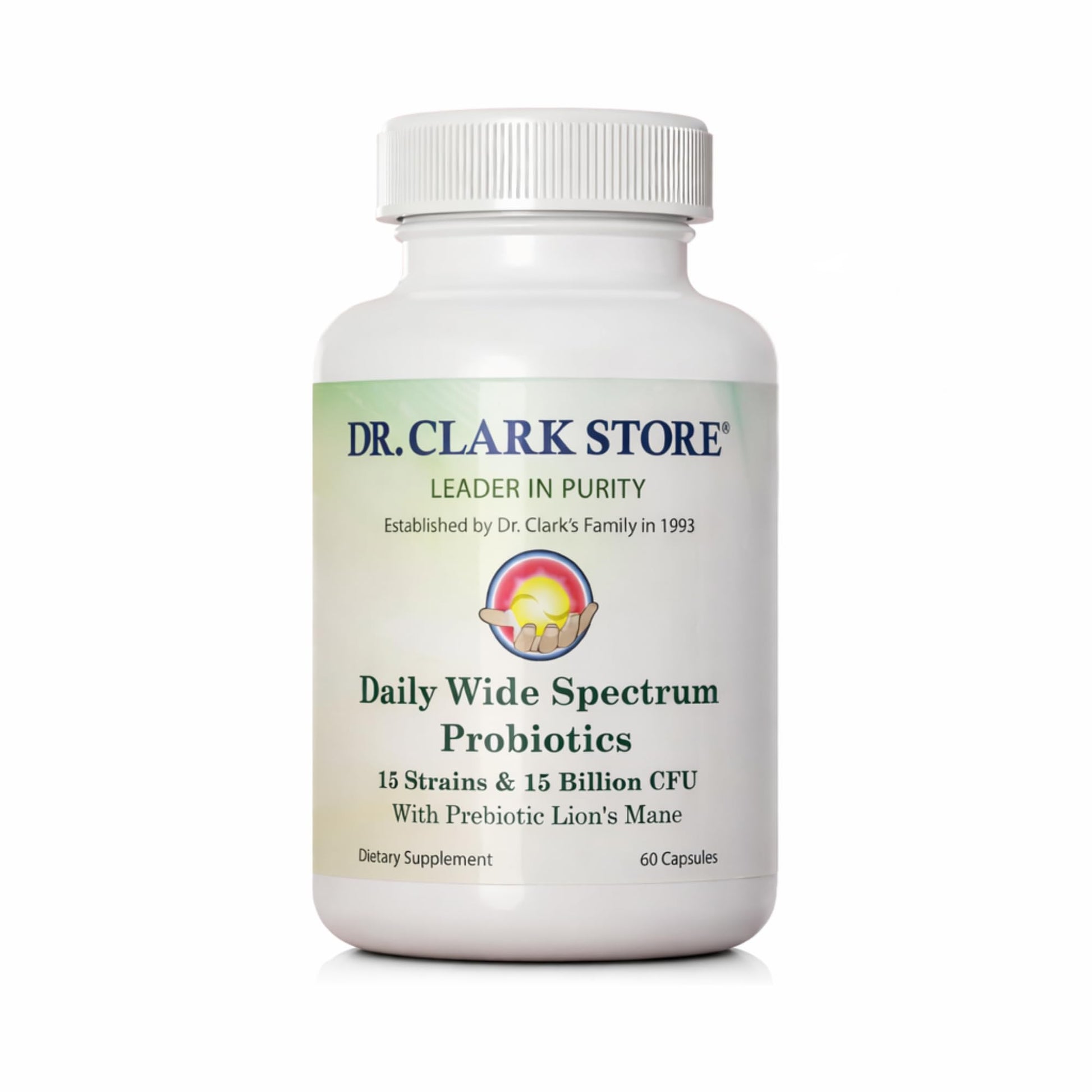 Dr Clark Store Daily Probiotics 15 Billion CFU Capsule, 60 Count