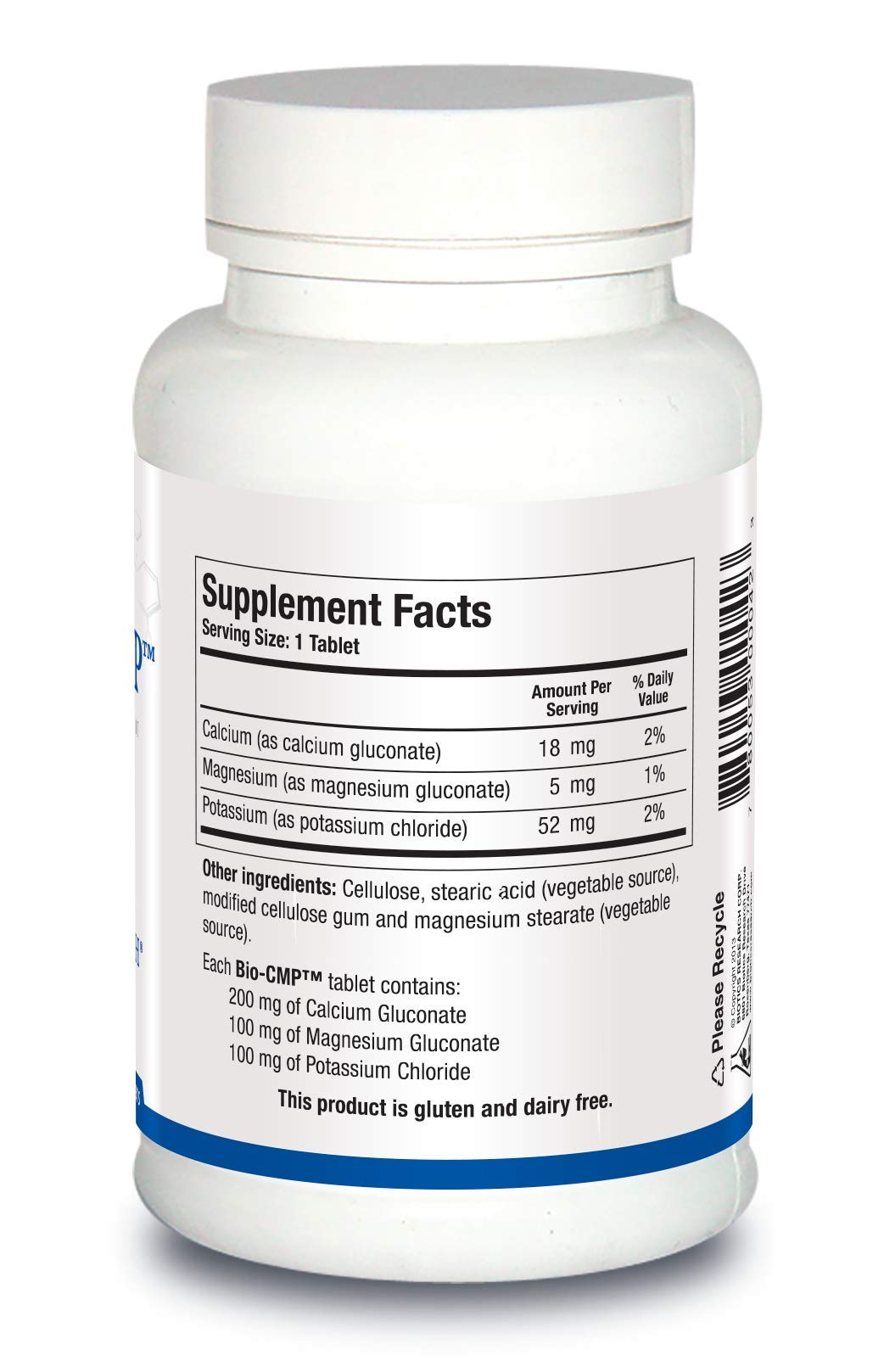 Biotics Research Bio CMP Calcium, Magnesium and Potassium Supplement Tablet 100 Tablets