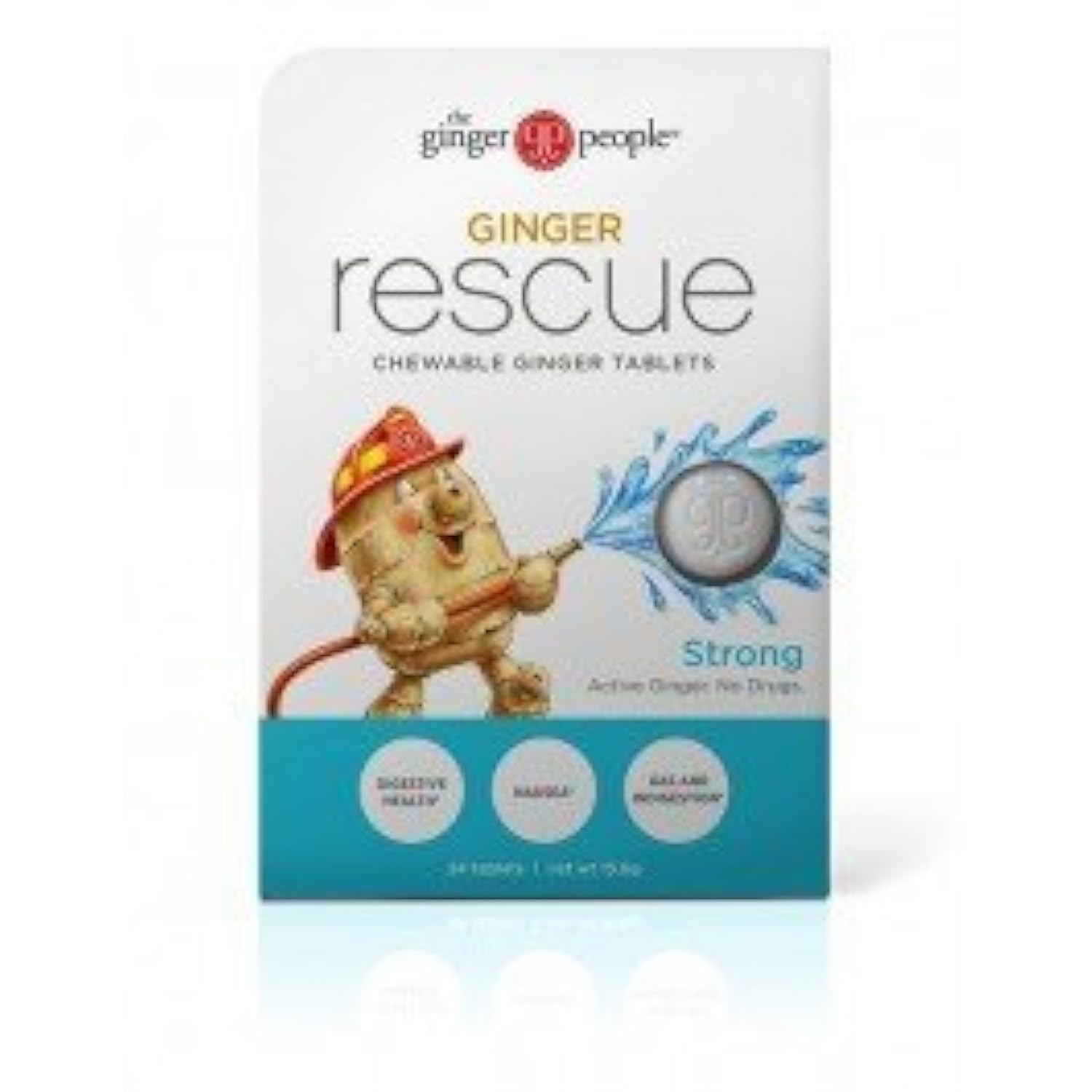 The Ginger People Ginger Rescue Chewable Tablets, Tablet, 240 Tablets