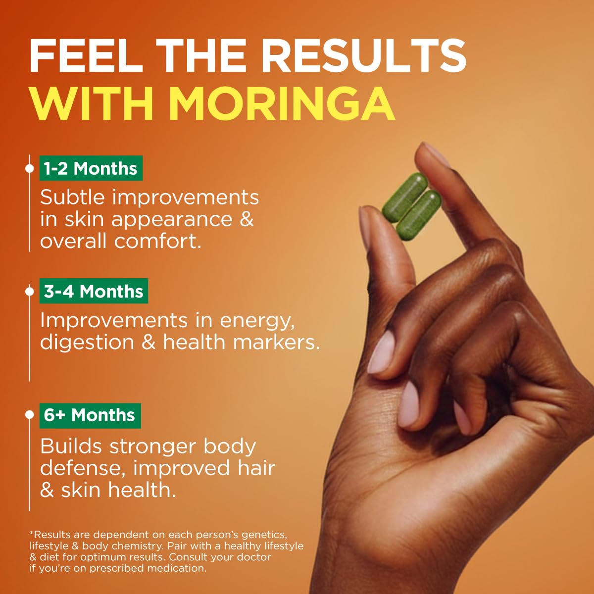 Gya Labs Moringa Capsules 300 Capsules