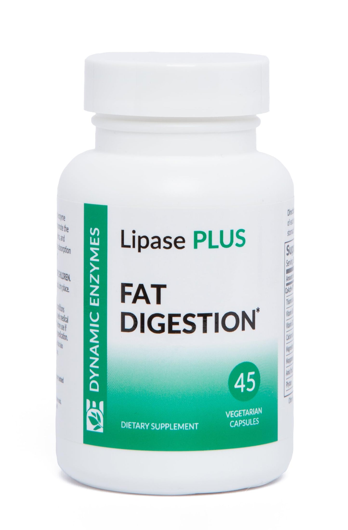 Dynamic Enzymes Lipase Plus Digestive Enzymes Capsule 45 Capsules