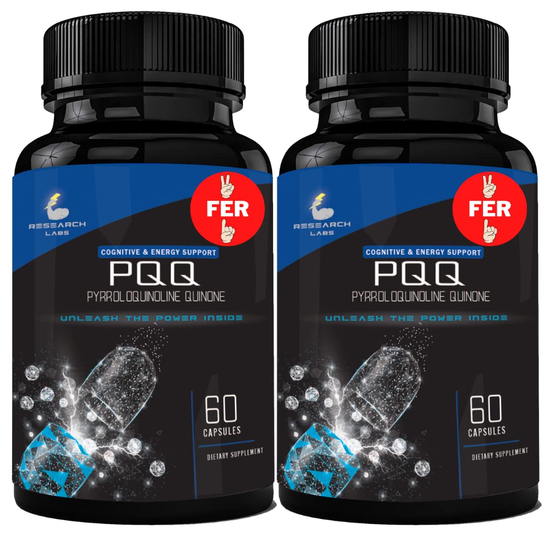 Research Labs Ultra High Purity 20mg PQQ, 120 Capsules