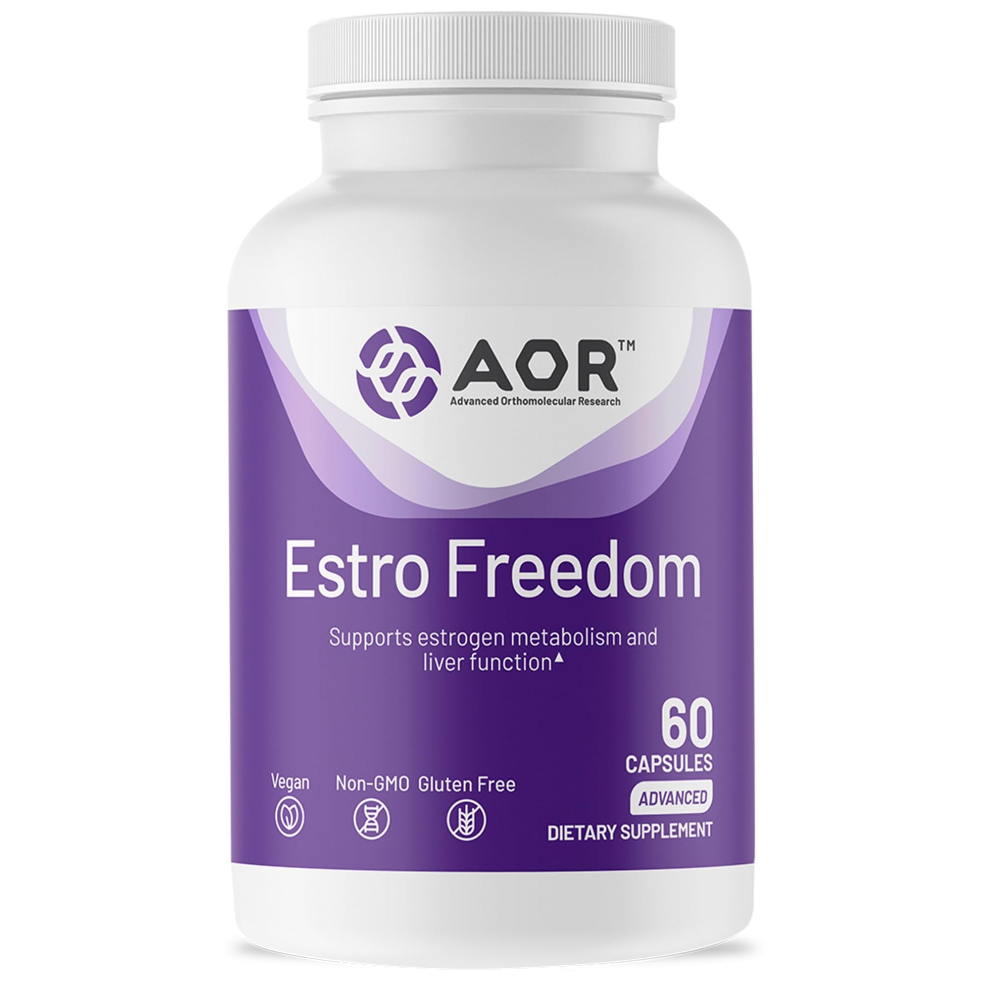 AOR Estro Freedom Vegan Capsules, 60 Count