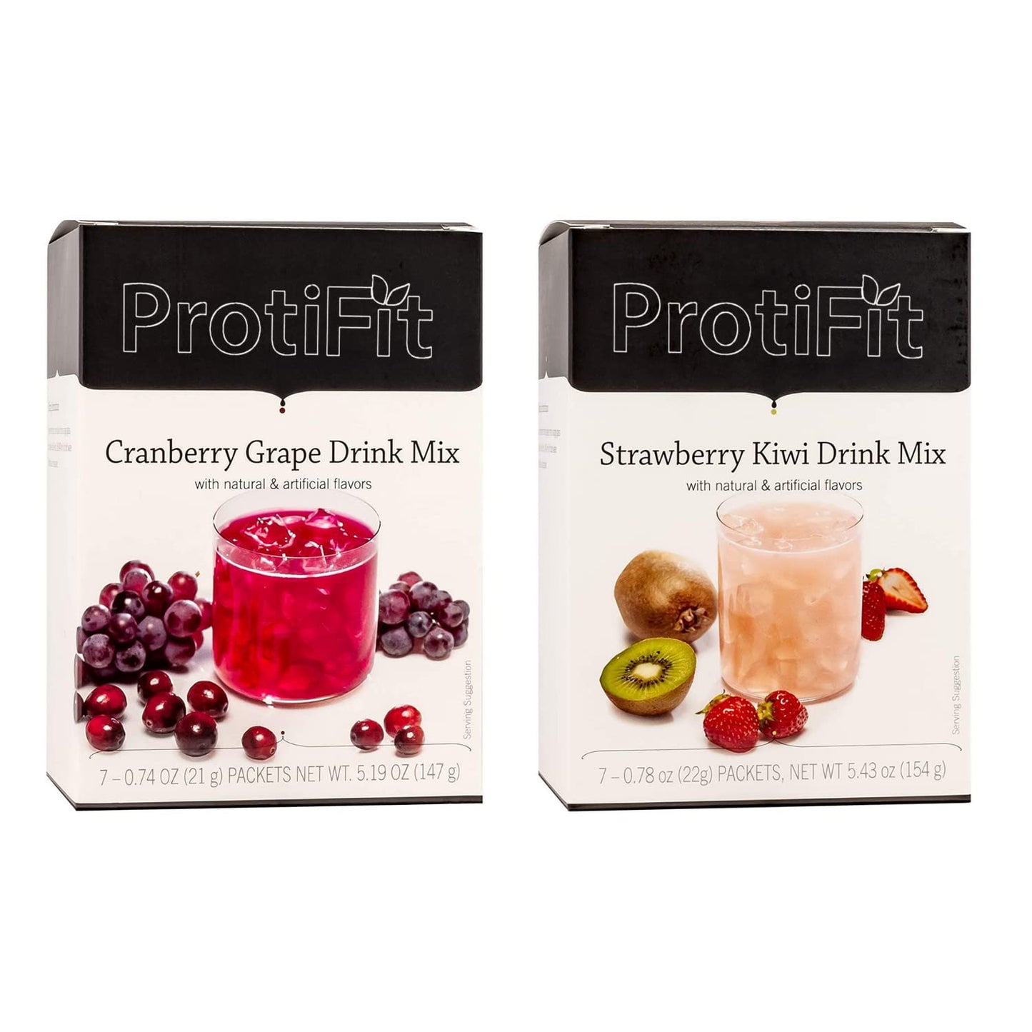 ProtiFit High Protein Cranberry Grape & Strawberry Kiwi Fruit Drink, Powder 0.776