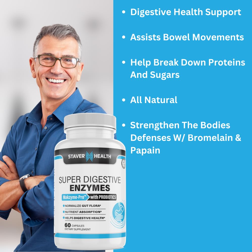 Staver Health Super Digestive Enzymes Capsule 60