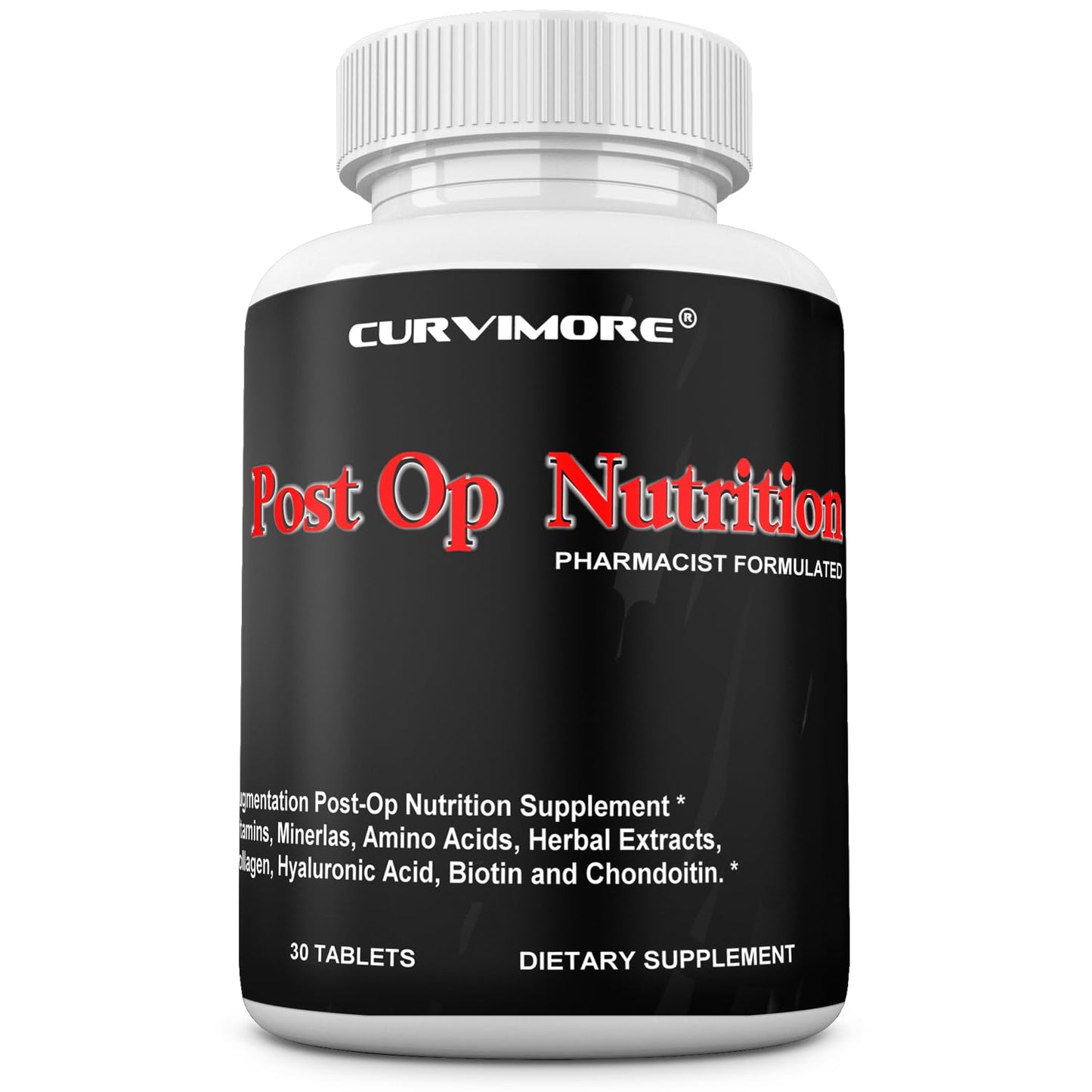 CURVIMORE Post OP Nutrition Tablets - 30 Count