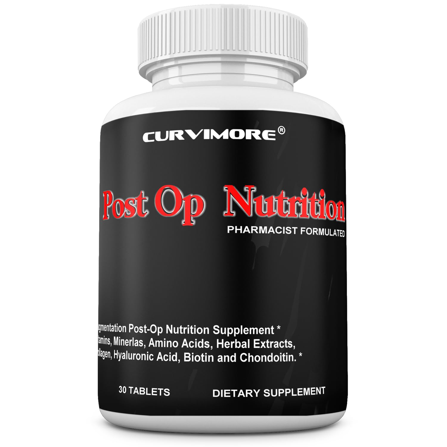 CURVIMORE Post OP Nutrition Tablets - 30 Count