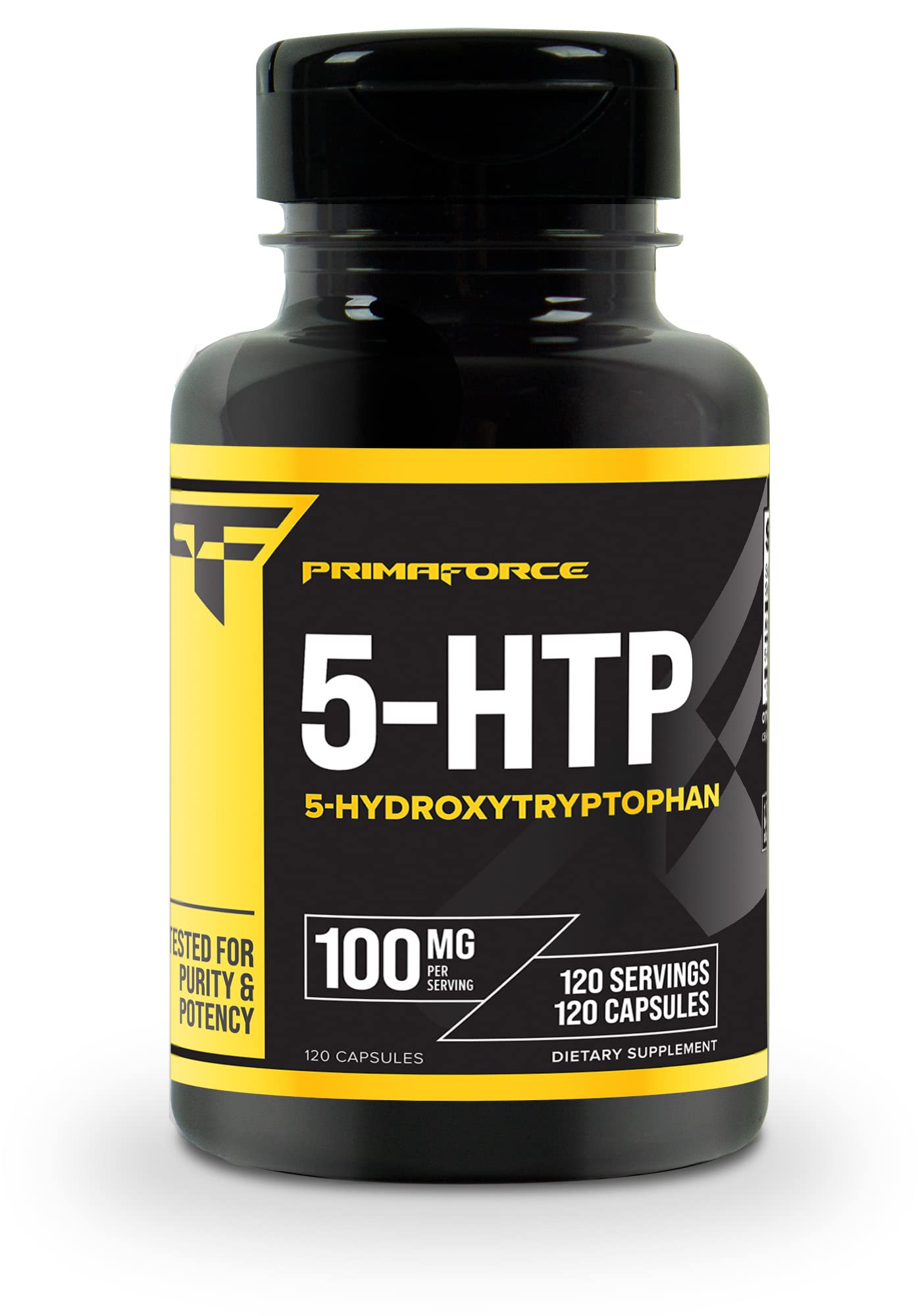 Primaforce 5-HTP 100mg Supplement Capsules, 120 Count