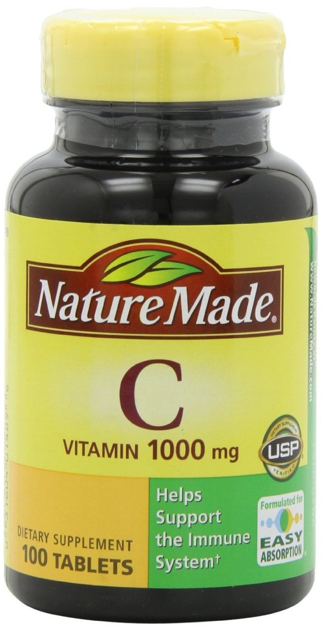 Nature Made Vitamin C 1000 mg Tablets, 300 Tablets