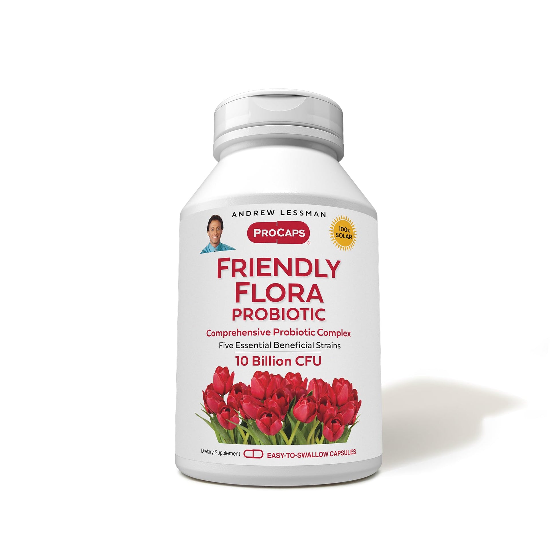 ANDREW LESSMAN ProCaps Friendly Flora Probiotic 10 Billion CFU 180 Capsules