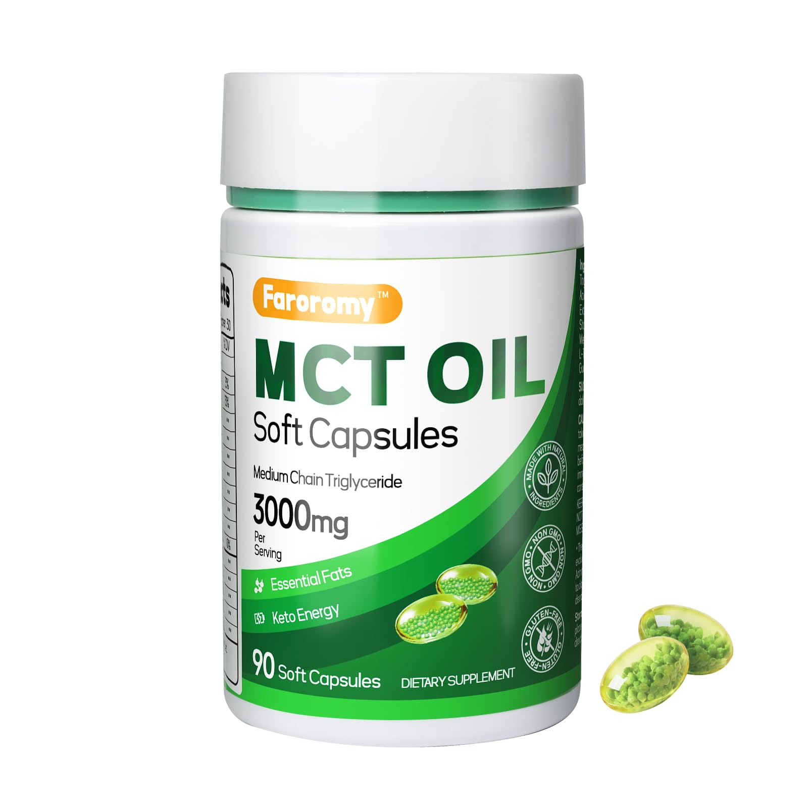 Faroromy MCT Oil Capsules Softgels 60