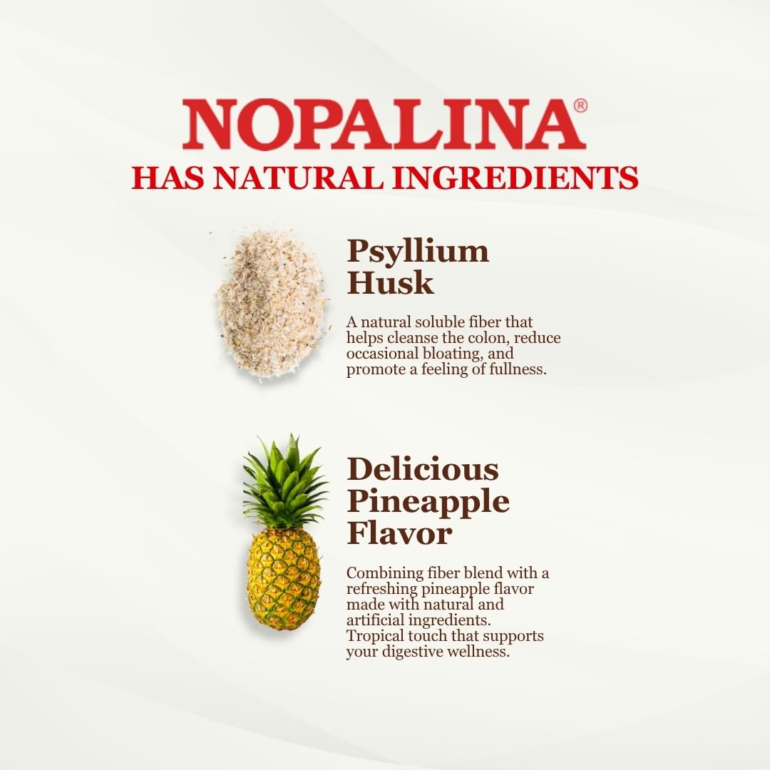 Nopalina Fiber Formula Pineapple Powder 16 oz