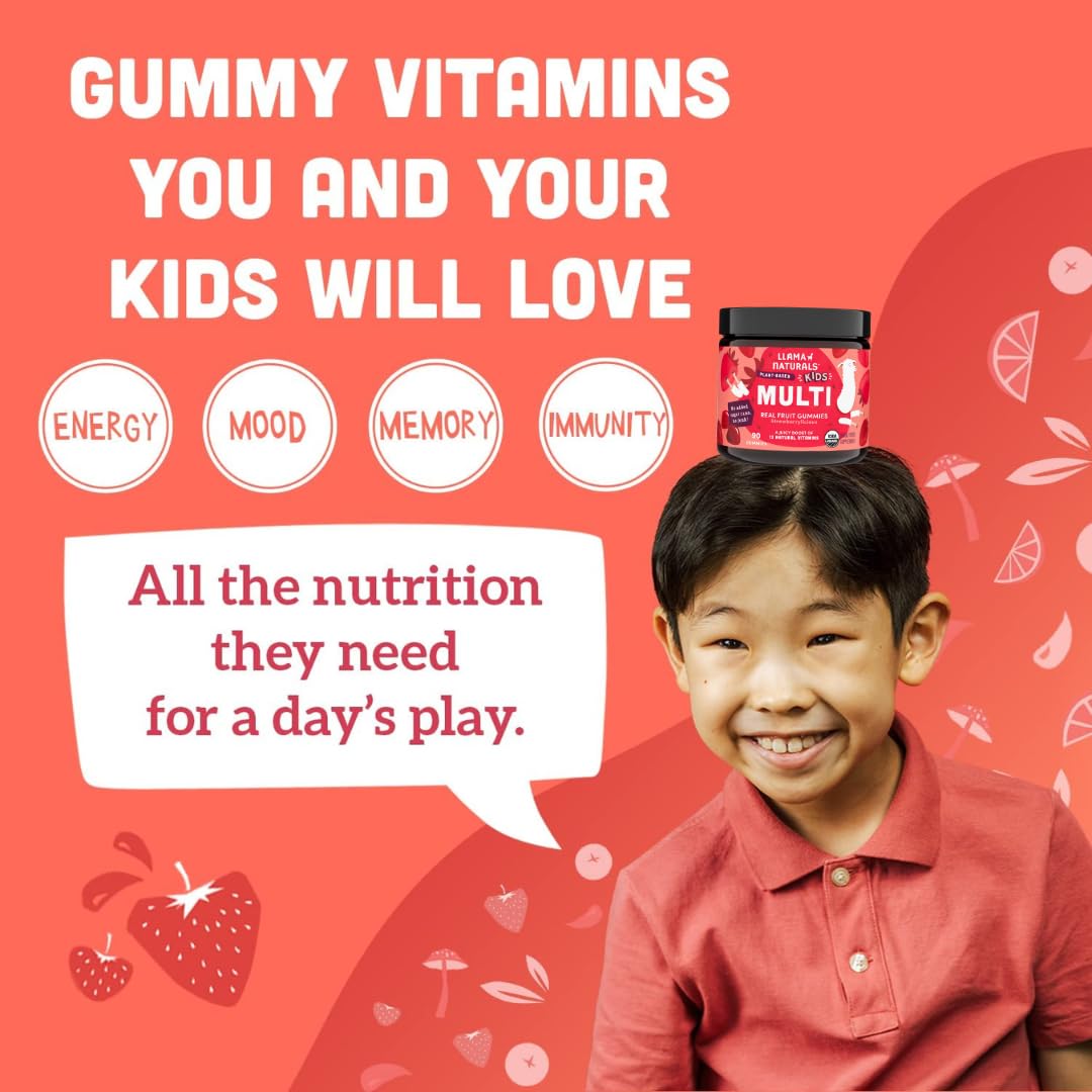 Llama Naturals Kids Multivitamin Gummies 180 Count