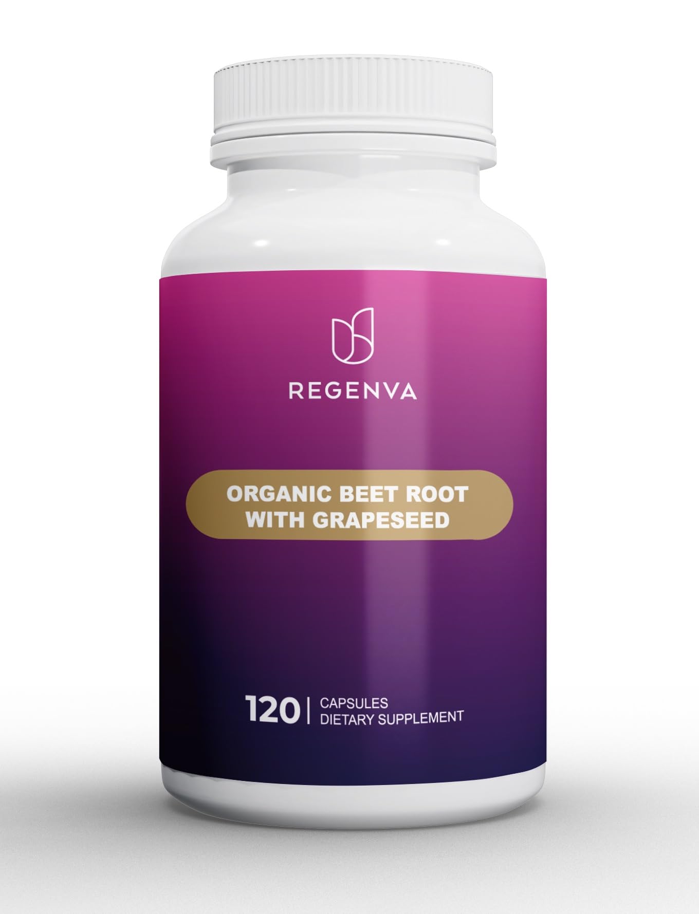 Regenva Beet Root Powder Capsule 1025mg Non-GMO, 120 Count