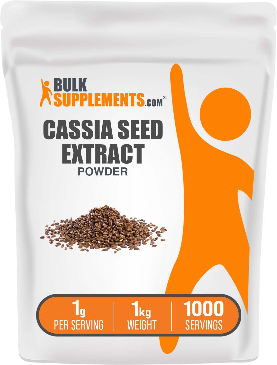 BulkSupplements Cassia Seed Extract Powder, 35.27 oz