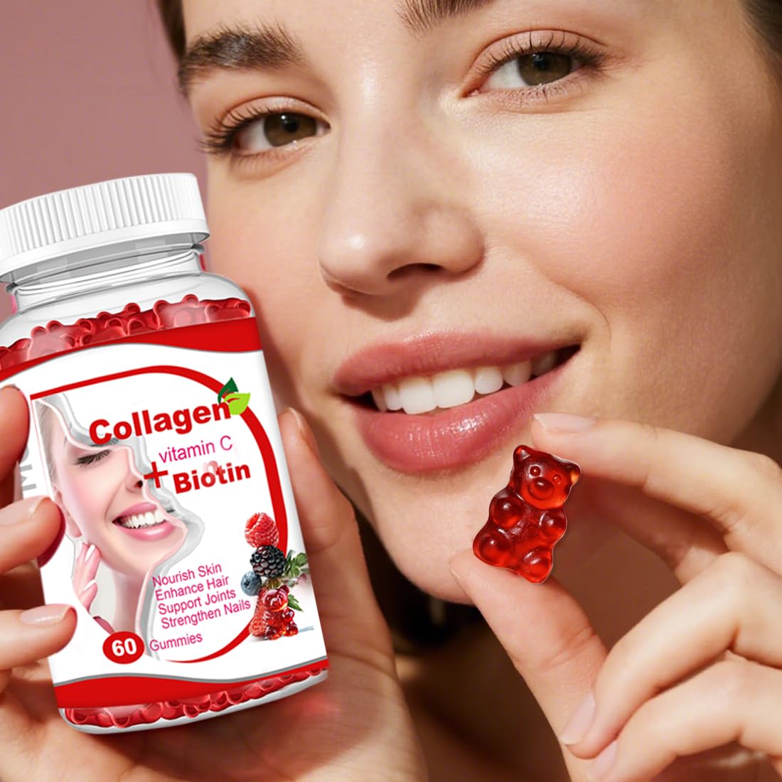 Moxca Hydrolyzed Marine Collagen Gummies, 60 Count