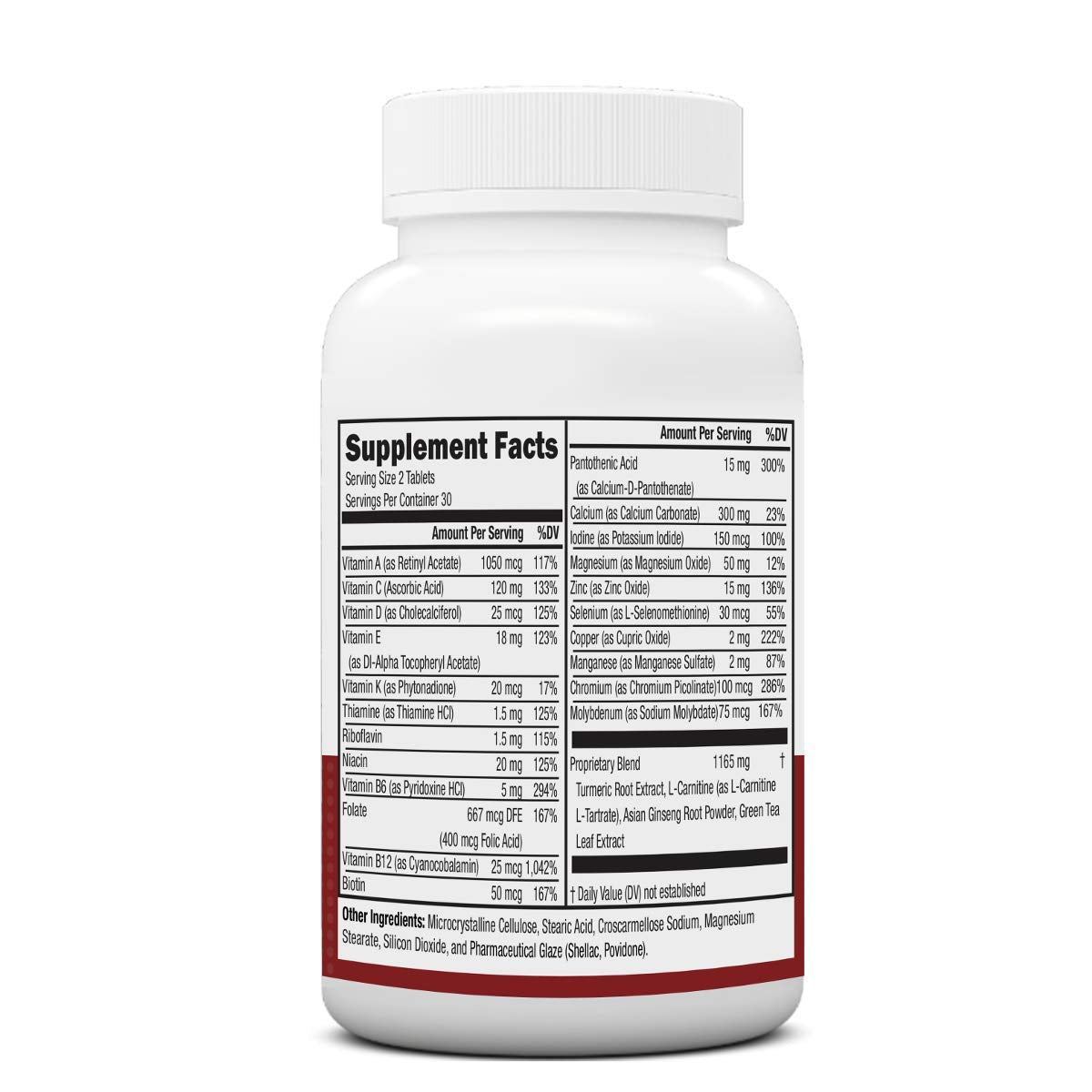 NeoVitin Women's 50+ Formula Multivitamin with Brilliant Blend - Daily Nutritional Support for Women Over 50 60 Tablets
