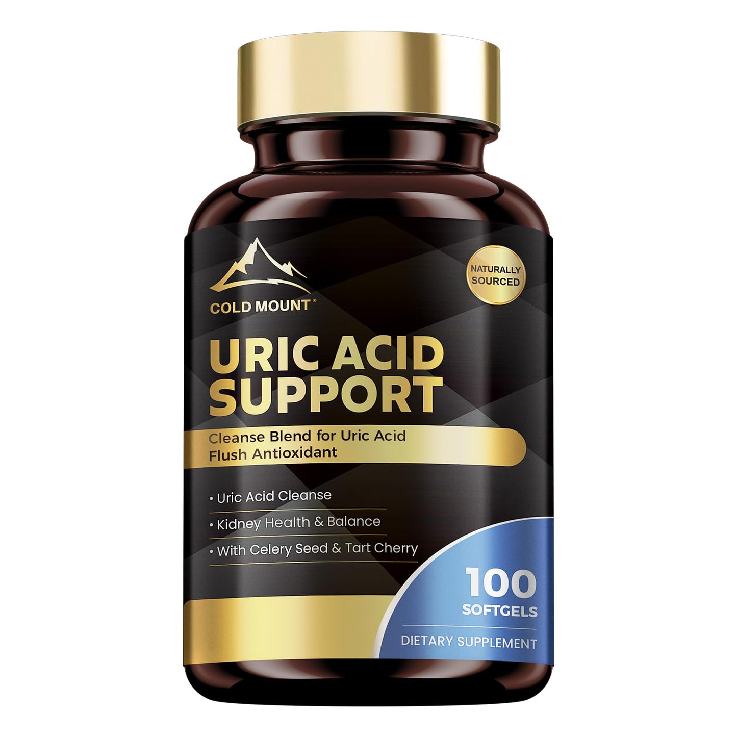 MEGNETA Uric Acid Cleanse Supplement Softgels, 100 Count