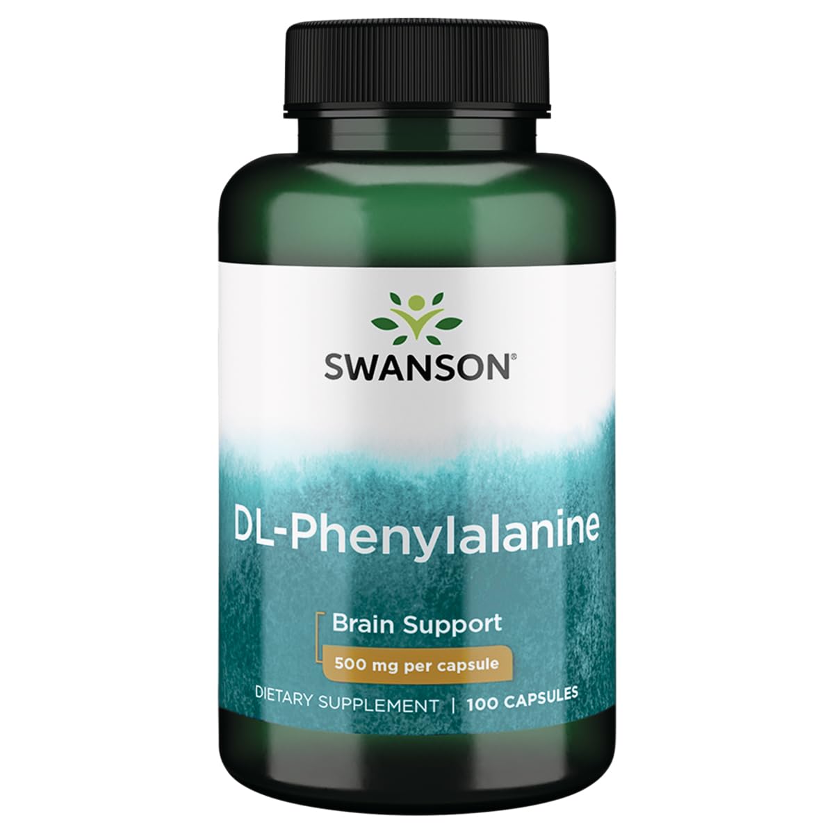 Swanson Premium Brand Suntheanine L-Theanine 200 mg Capsule, 100 Count