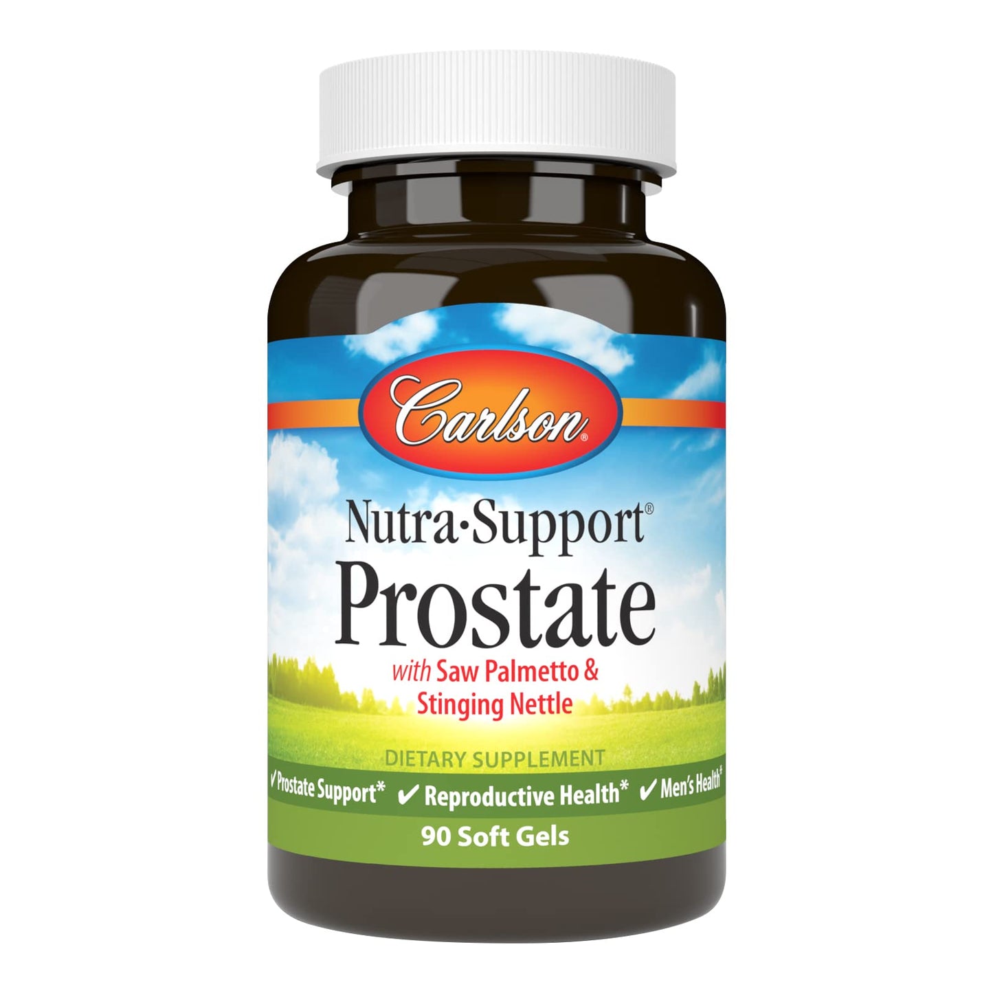 Carlson Nutra-Support Prostate with Saw Palmetto & Stinging Nettle Prostate Health Softgels, 90 Count