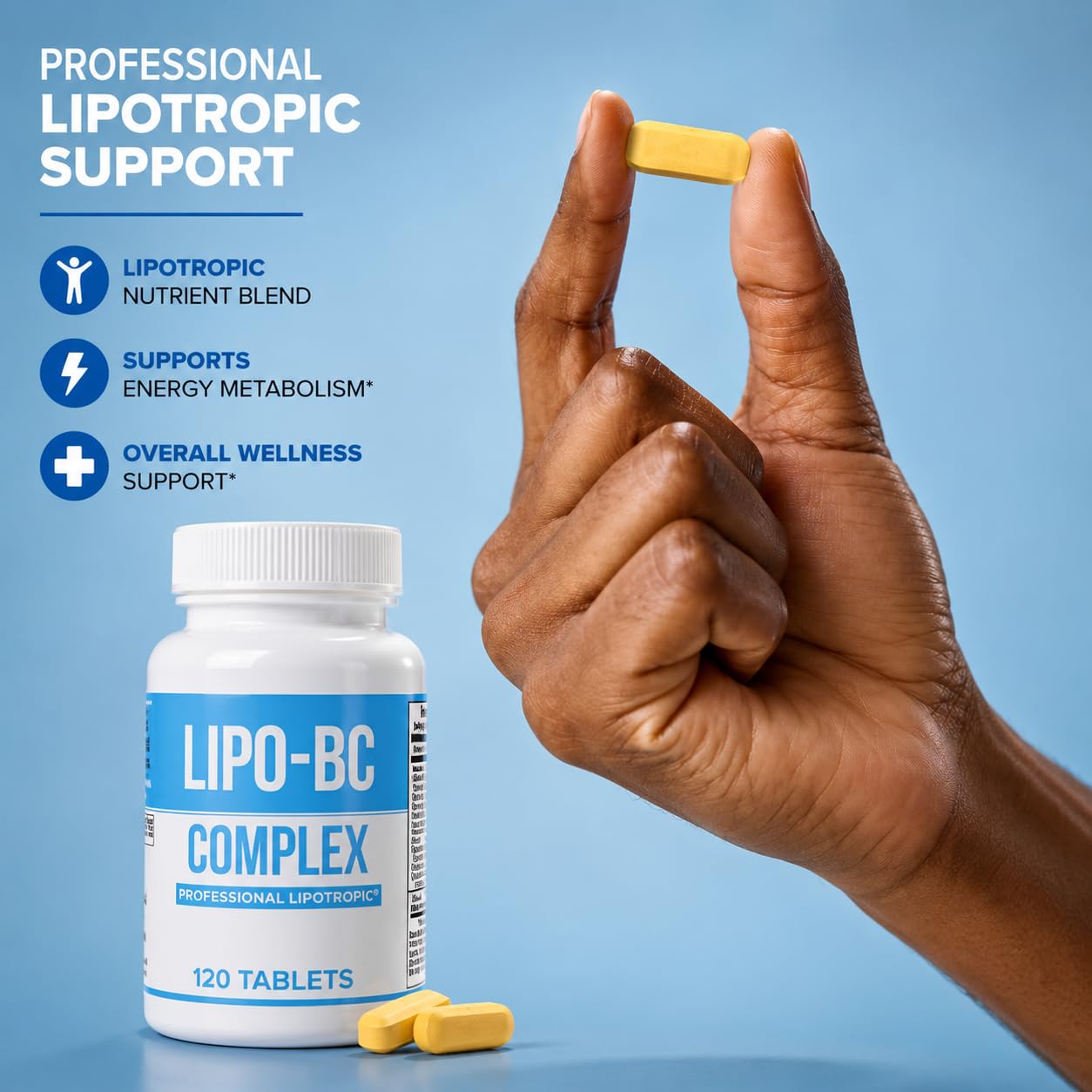 Legere Pharmaceuticals LIPO-BC Tablets, 120 Tablets Total