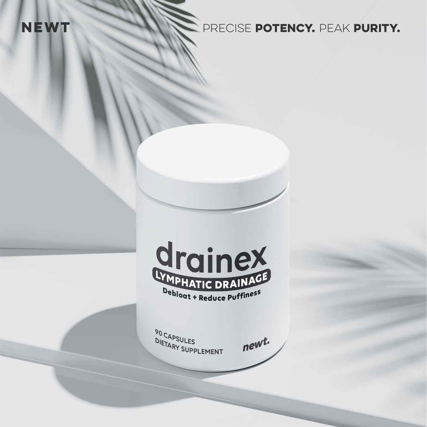 Newt DRAINEX Lymphatic Drainage Supplements Capsules, 90 Count