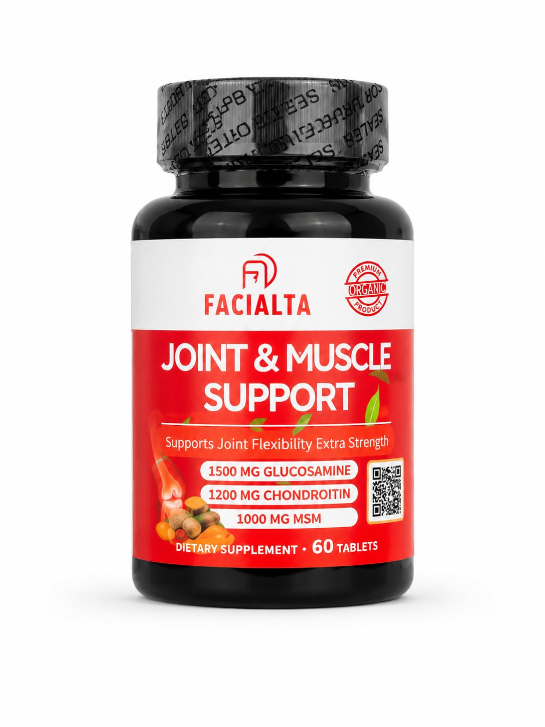 Facialta Joint & Muscle Support Supplement Capsule, 60 Count