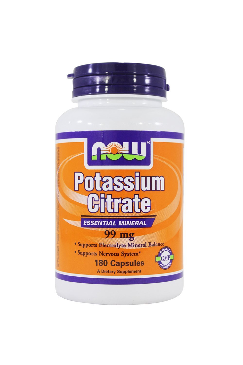 NOW Foods Potassium Citrate Essential Mineral Capsule, 720 Capsules
