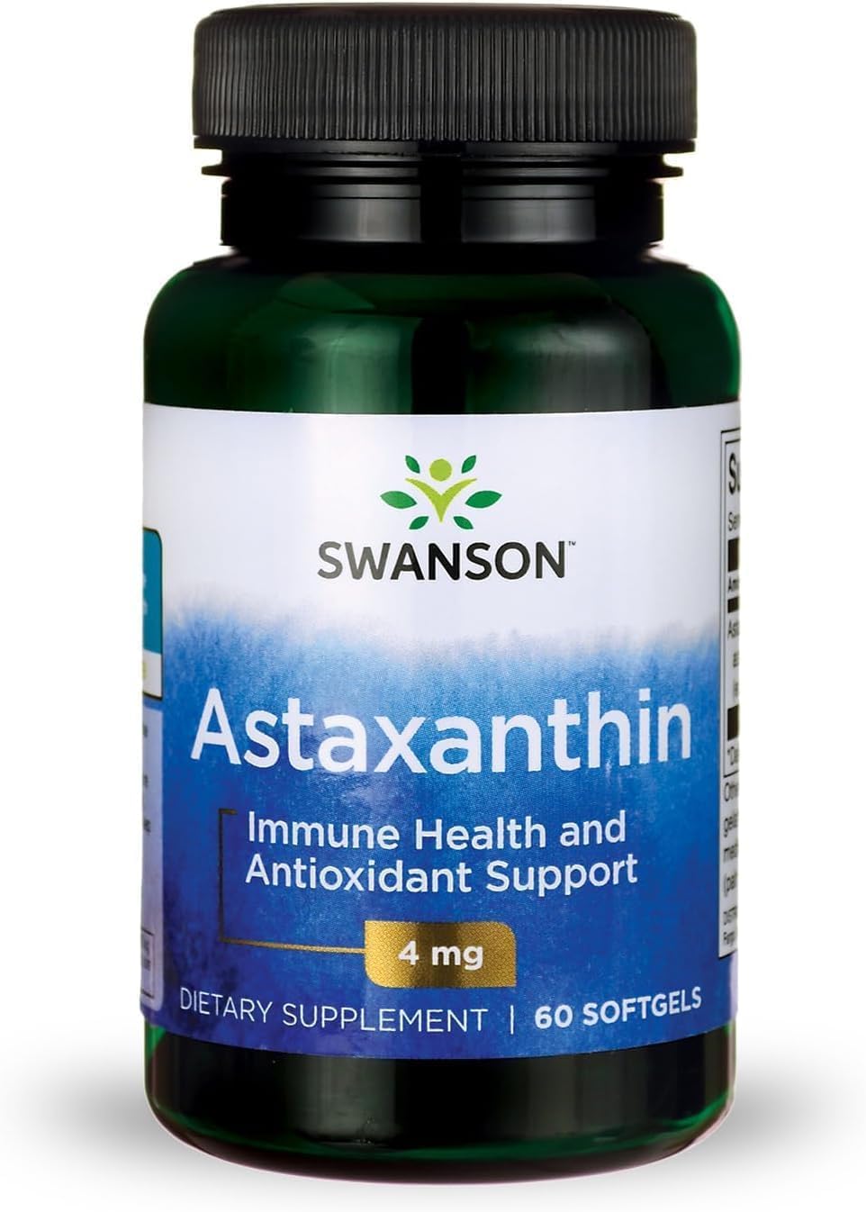 Swanson Astaxanthin Eye, Brain, and Skin Health Antioxidant Supplement Softgels 60