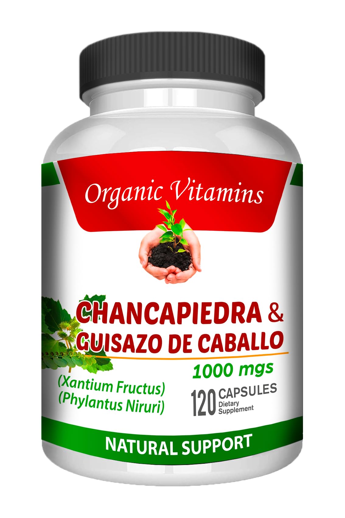 Guizazo Plus Guisazo de Caballo and Chancapiedra by Life Naturals 120 Capsules