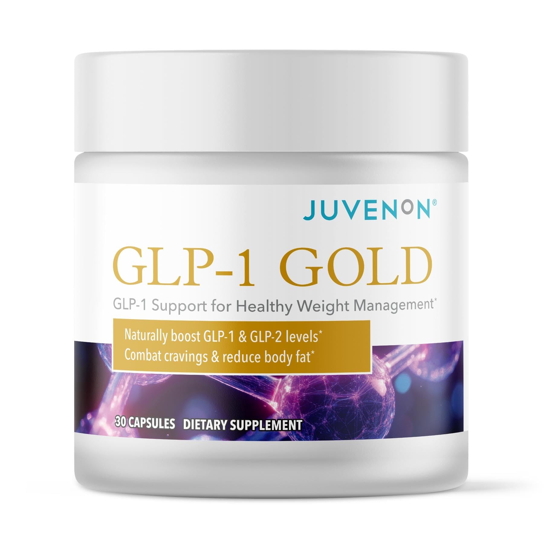 Juvenon GLP-1 Gold Capsules, 30 Count
