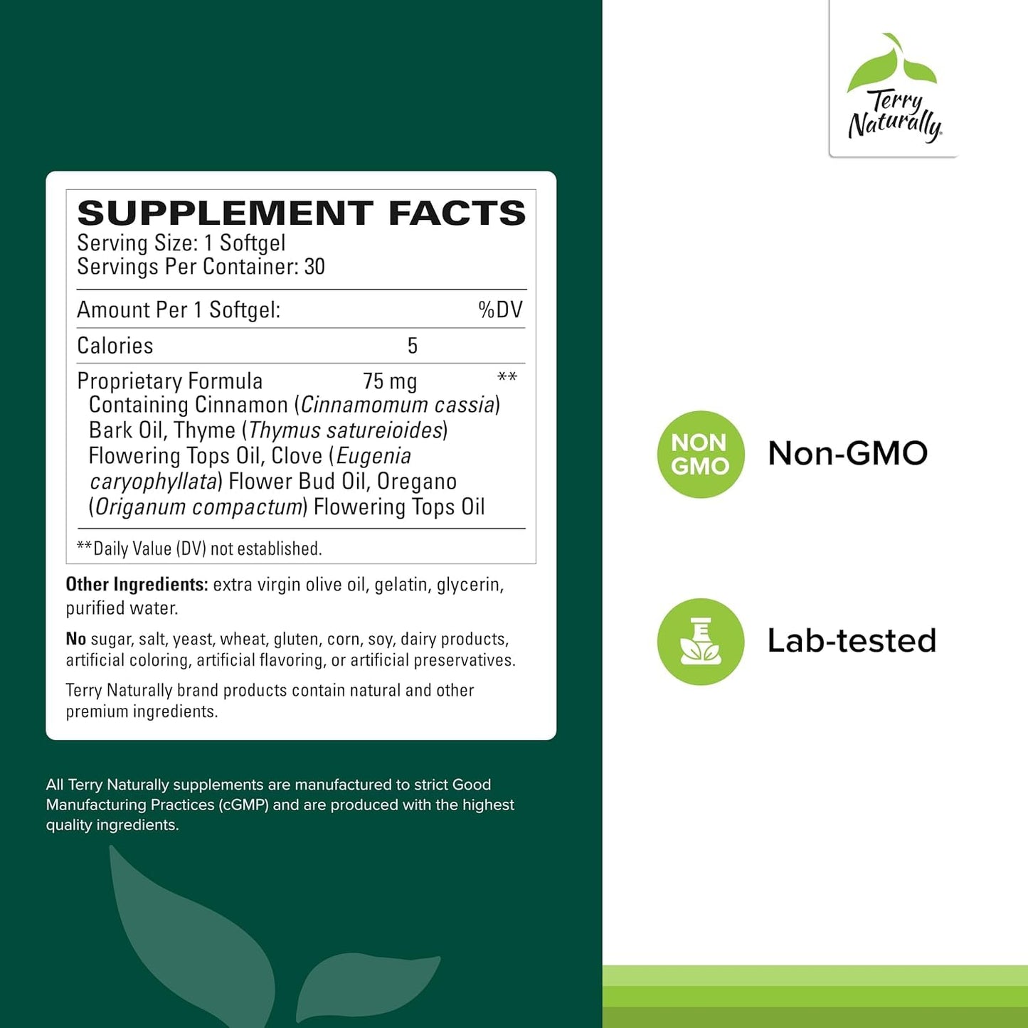 Terry Naturally Bacteril Intestinal Support Softgels 60
