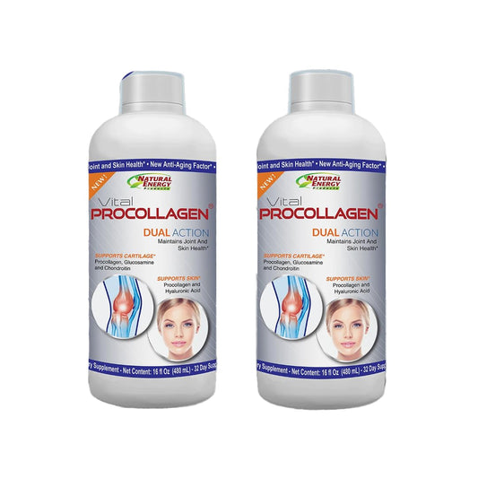 Generic Natural Energy Vital Procollagen Dual Action Effervescent Powder 7.4