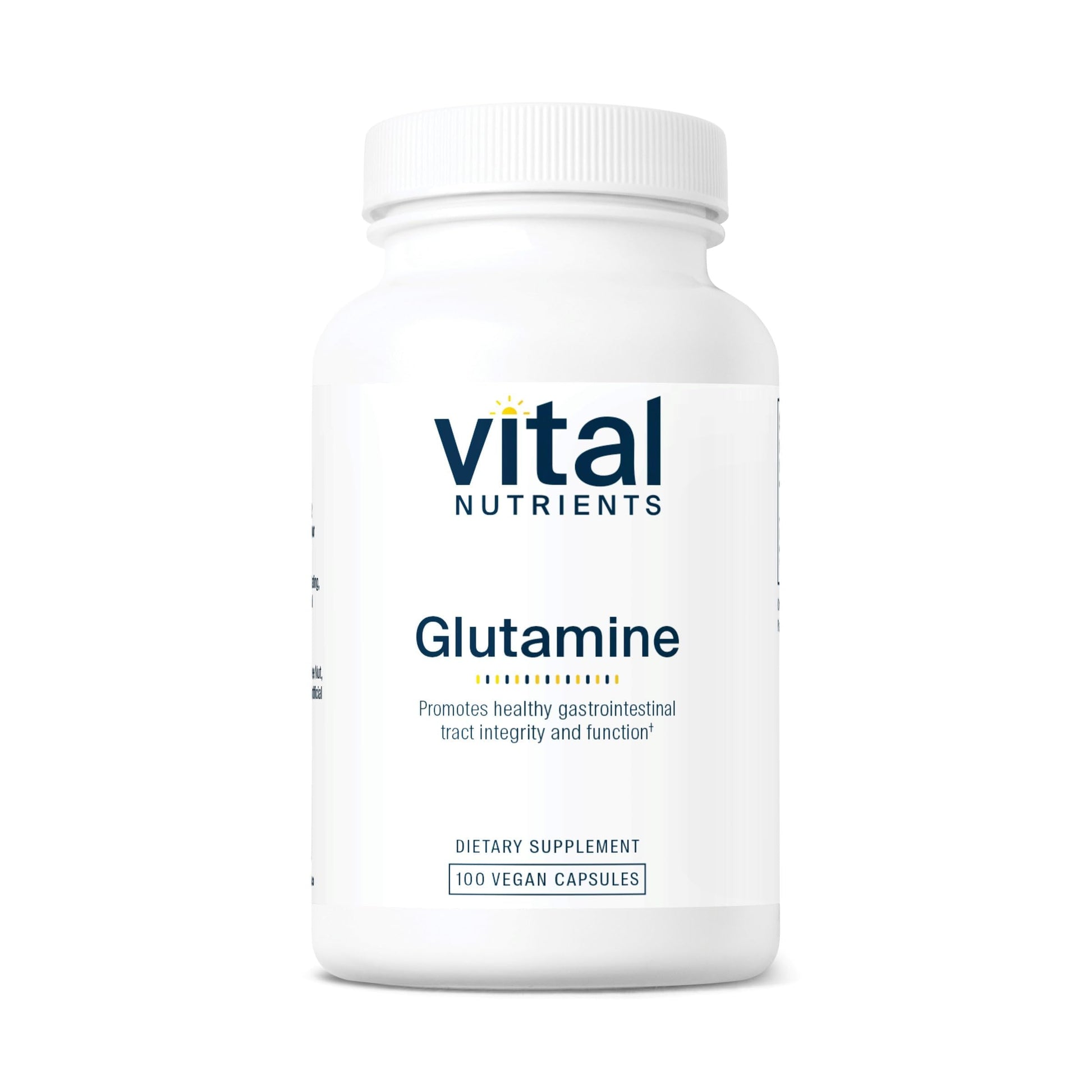 Vital Nutrients Glutamine 3400mg L-Glutamine Capsule, 90 Capsules