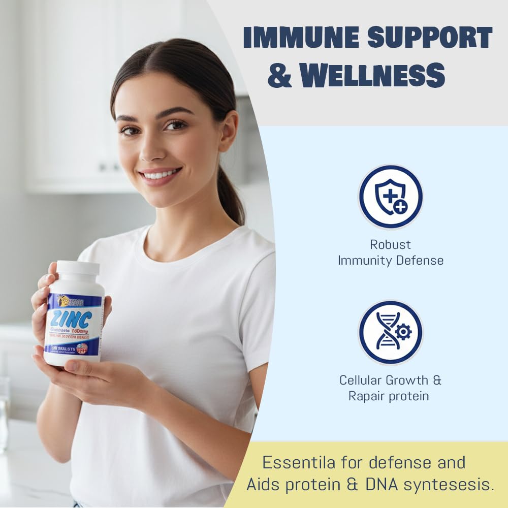 Sunshine Naturals Zinc Gluconate Mineral Supplement 240 Tablets