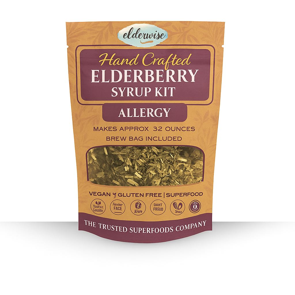 Elderwise Organics Made With Love Elderberry Syrup Kit Powder 3 Ounce