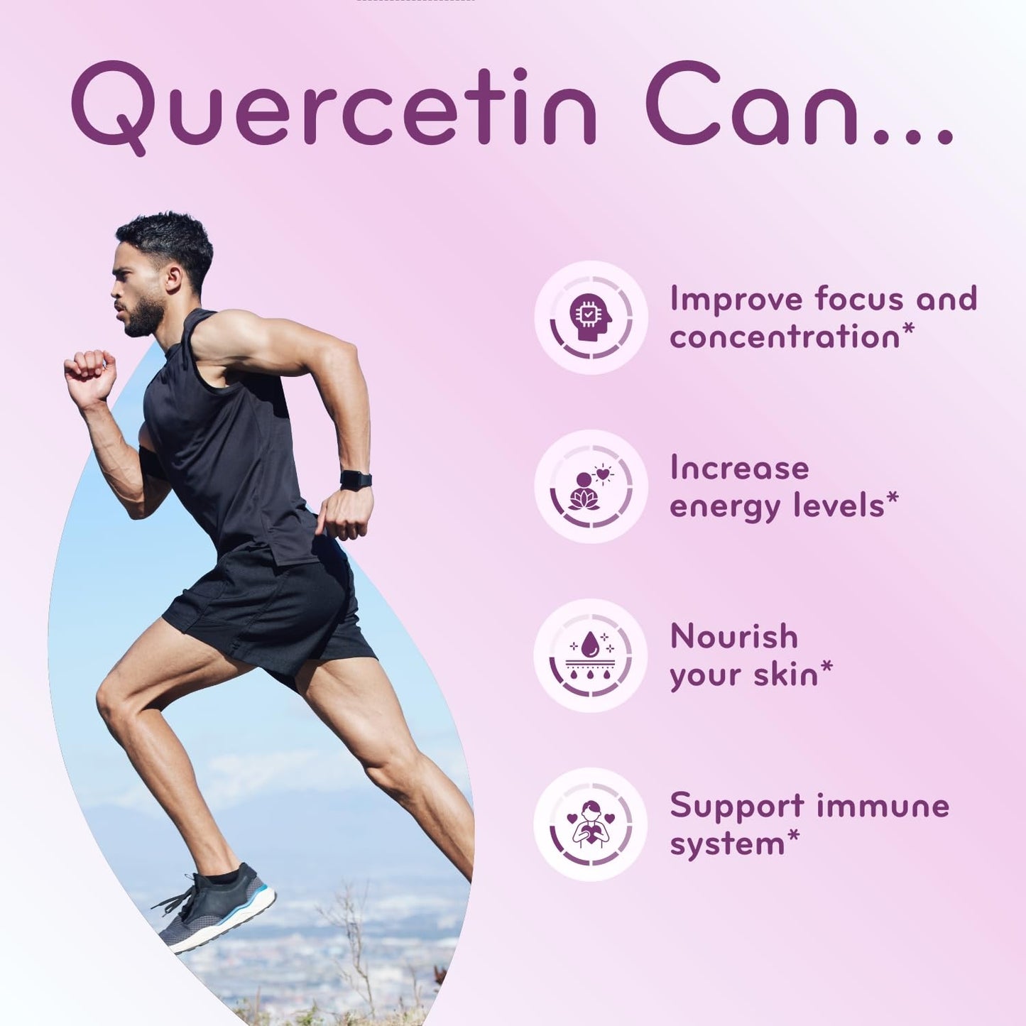 Clear Formulas Quercetin 500mg Capsules, 200 Count