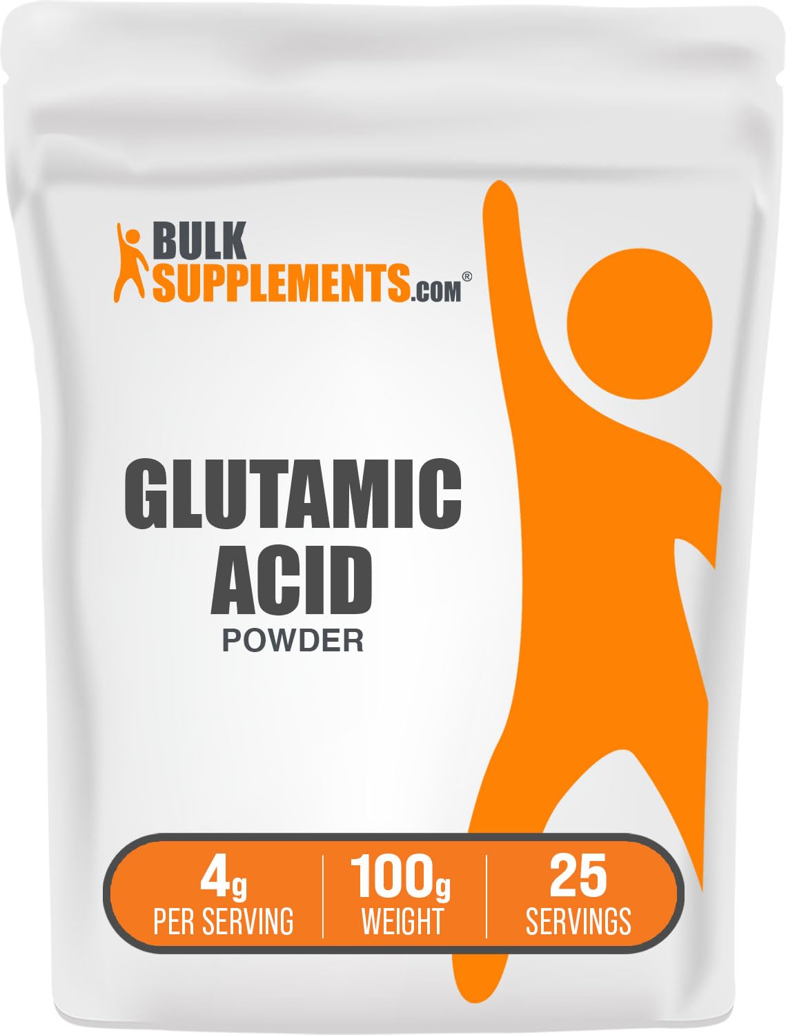 BulkSupplements L-Glutamic Acid Powder 3.5 oz