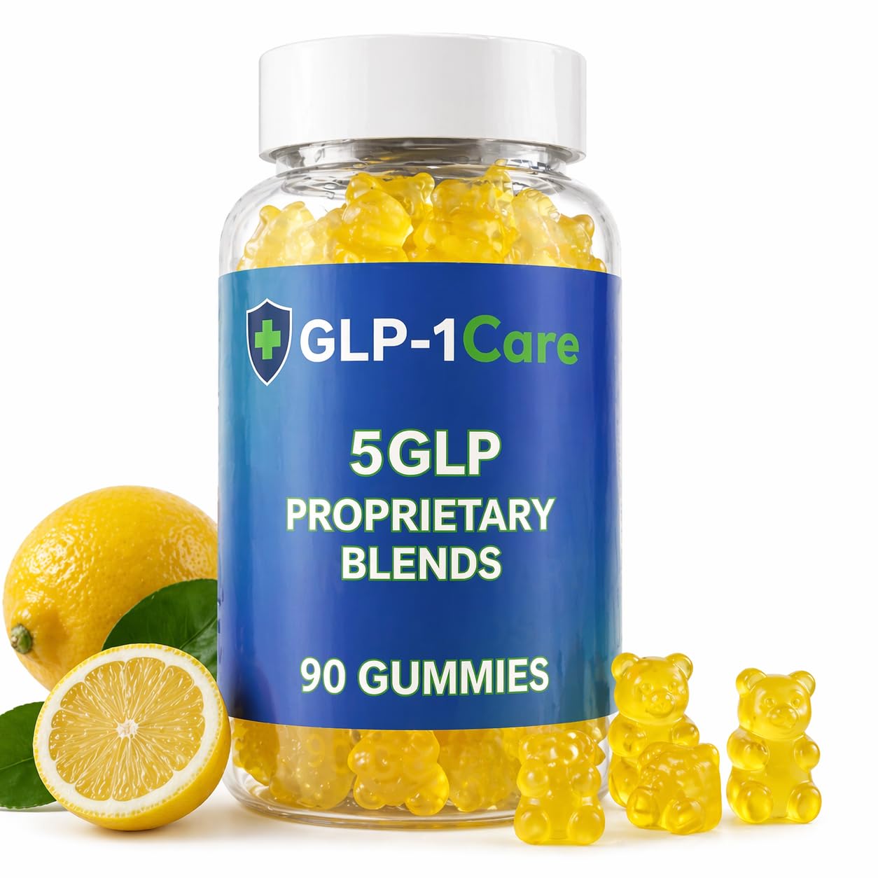 GLP-1Care GLP-1 Gummy for Women & Men – Natural GLP1 Support with Akkermansia Probiotic & Berberine – 5X Targeted – Zero Sugar, 90 Gummies