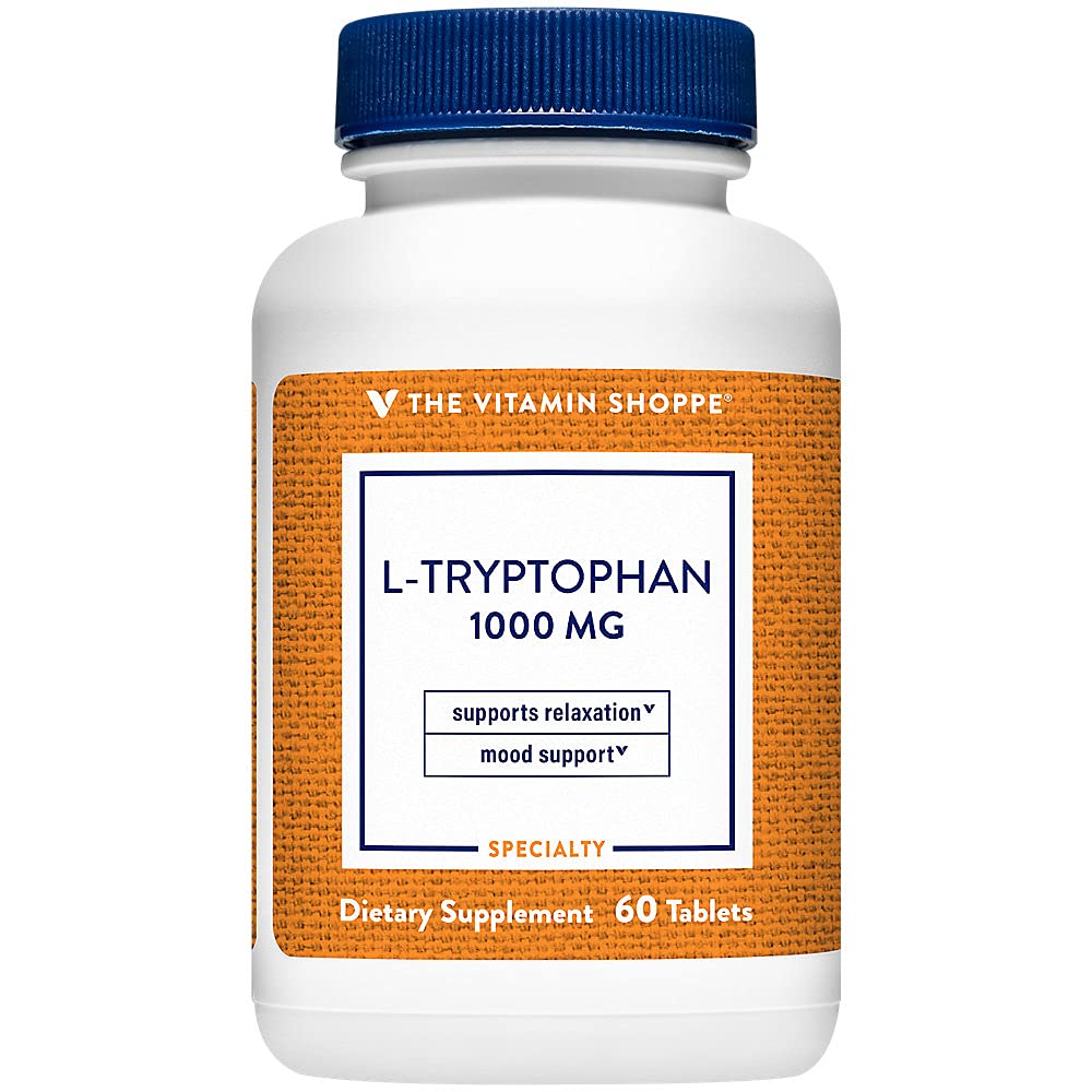 The Vitamin Shoppe L-Tryptophan 1,000MG, 60 Tablets