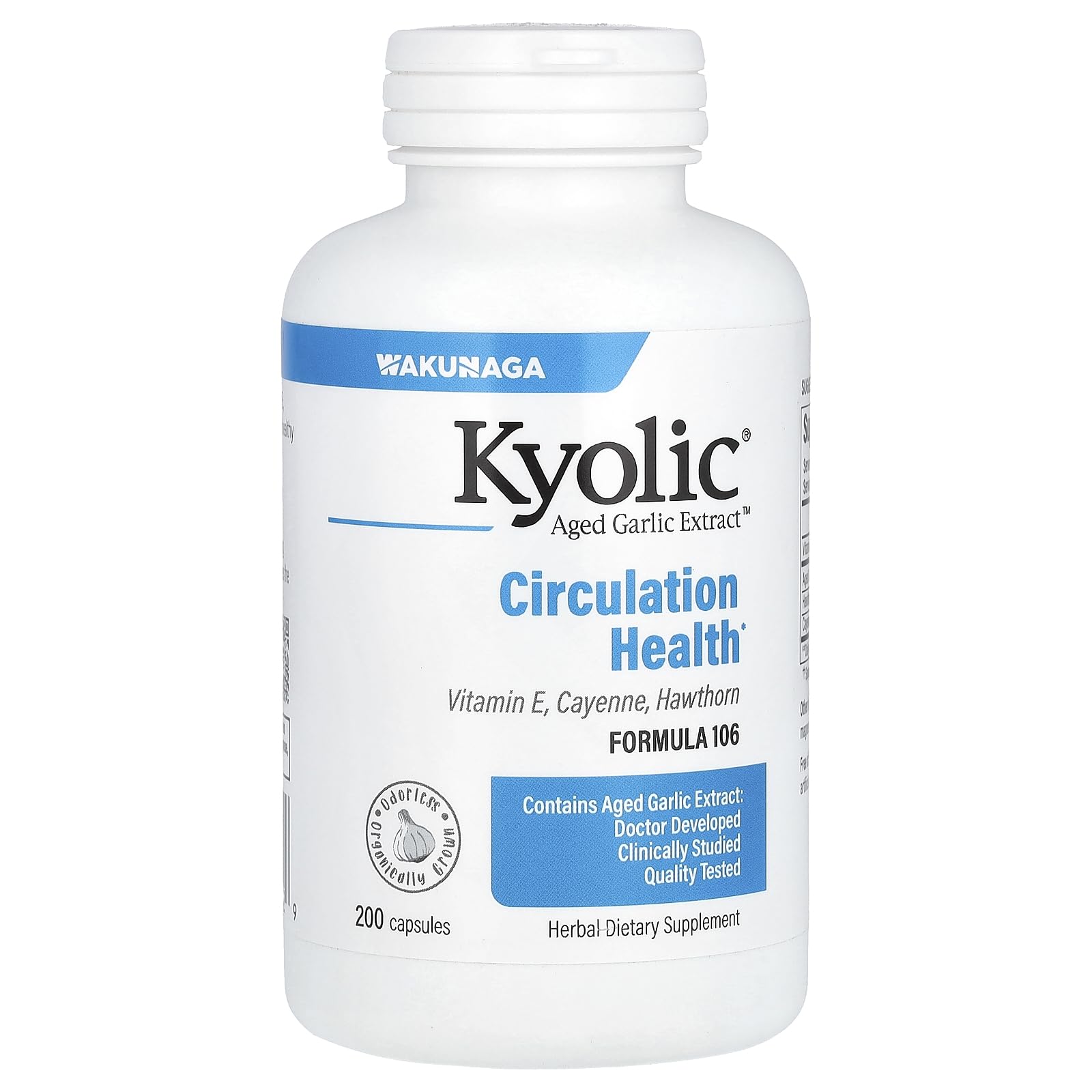 Kyolic Formula 106 Herb & E Capsule, 1 Capsule