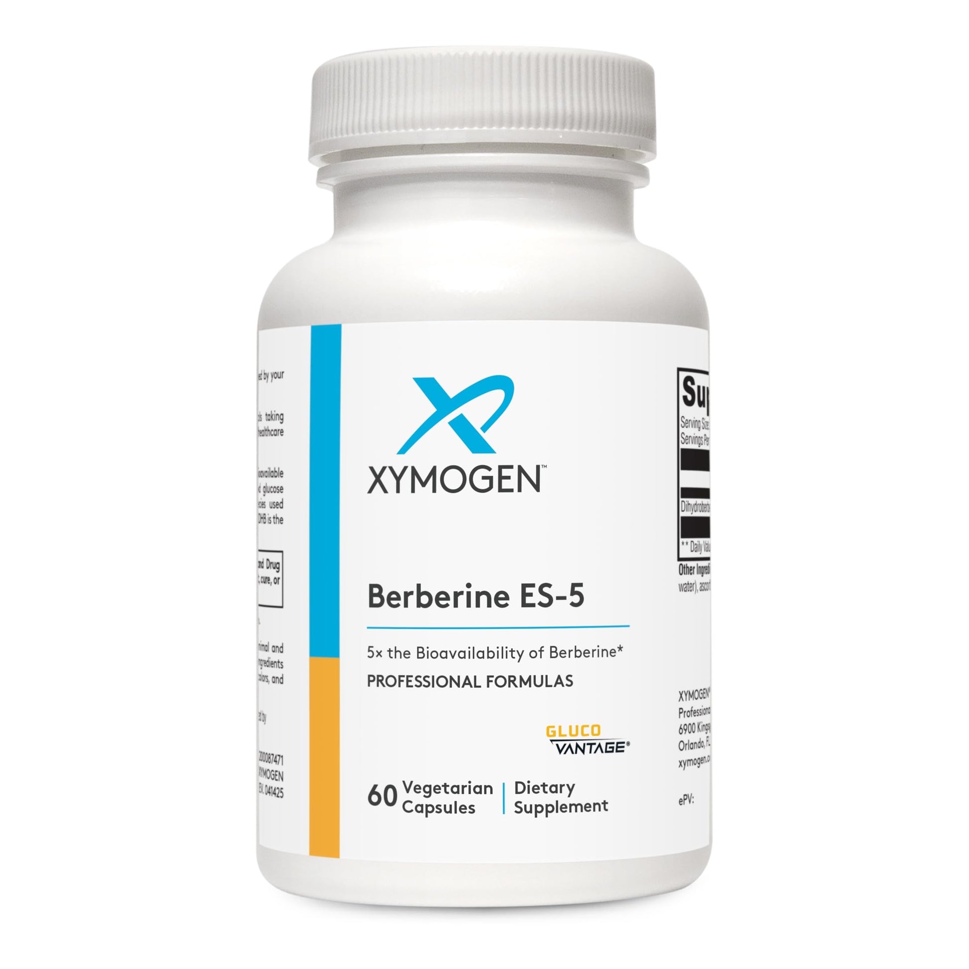 XYMOGEN Berberine ES-5 200 mg Dihydroberberine Capsule 60 Capsules