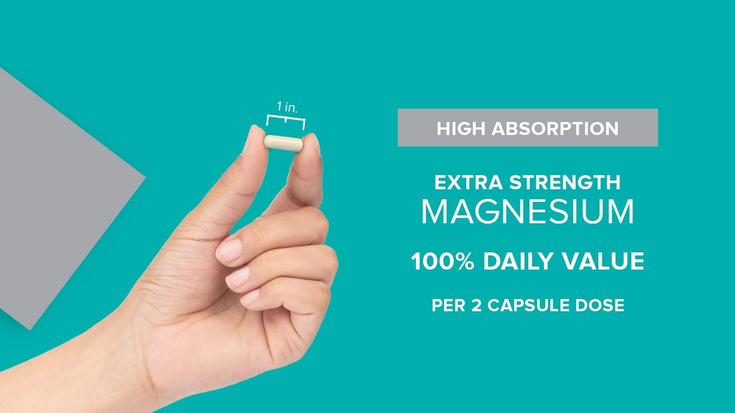 Qunol Magnesium Extra Strength 420mg Capsules, 240 Capsules