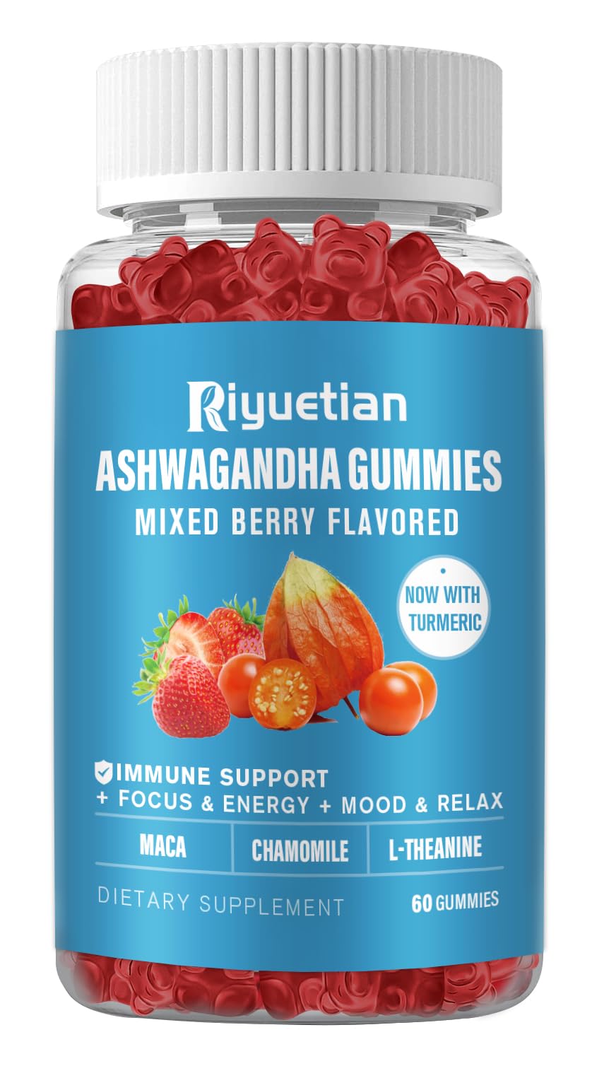 Riyuetian Ashwagandha Gummies 60 Count