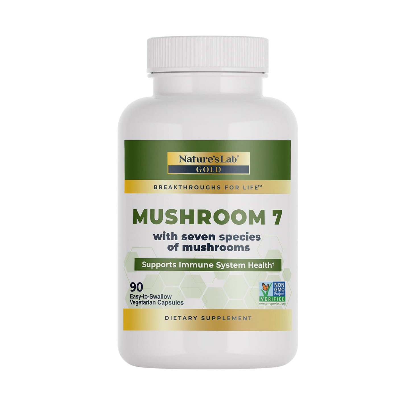 Nature's Lab Mushroom 7 Organic Blend 90 Capsules