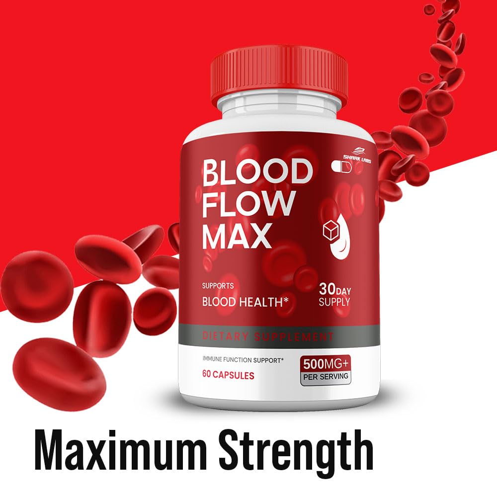 Shark Labs Blood Flow Max Capsule, 60 Count