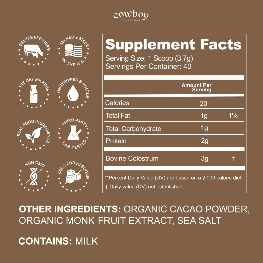 COWBOY COLOSTRUM Colostrum Powder 4.2 Ounce