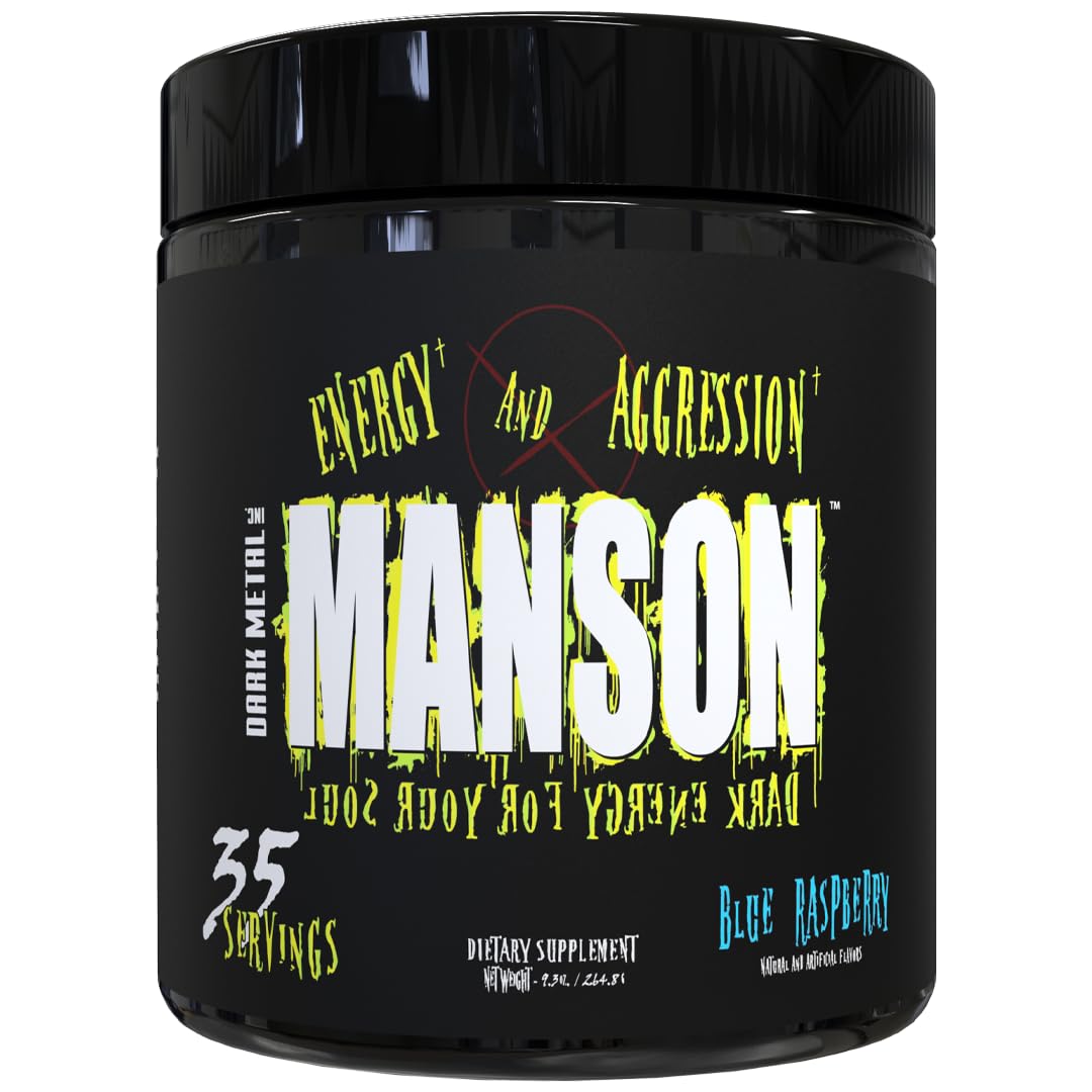 DARK METAL Manson High Stim Pre Workout Powder 0.75