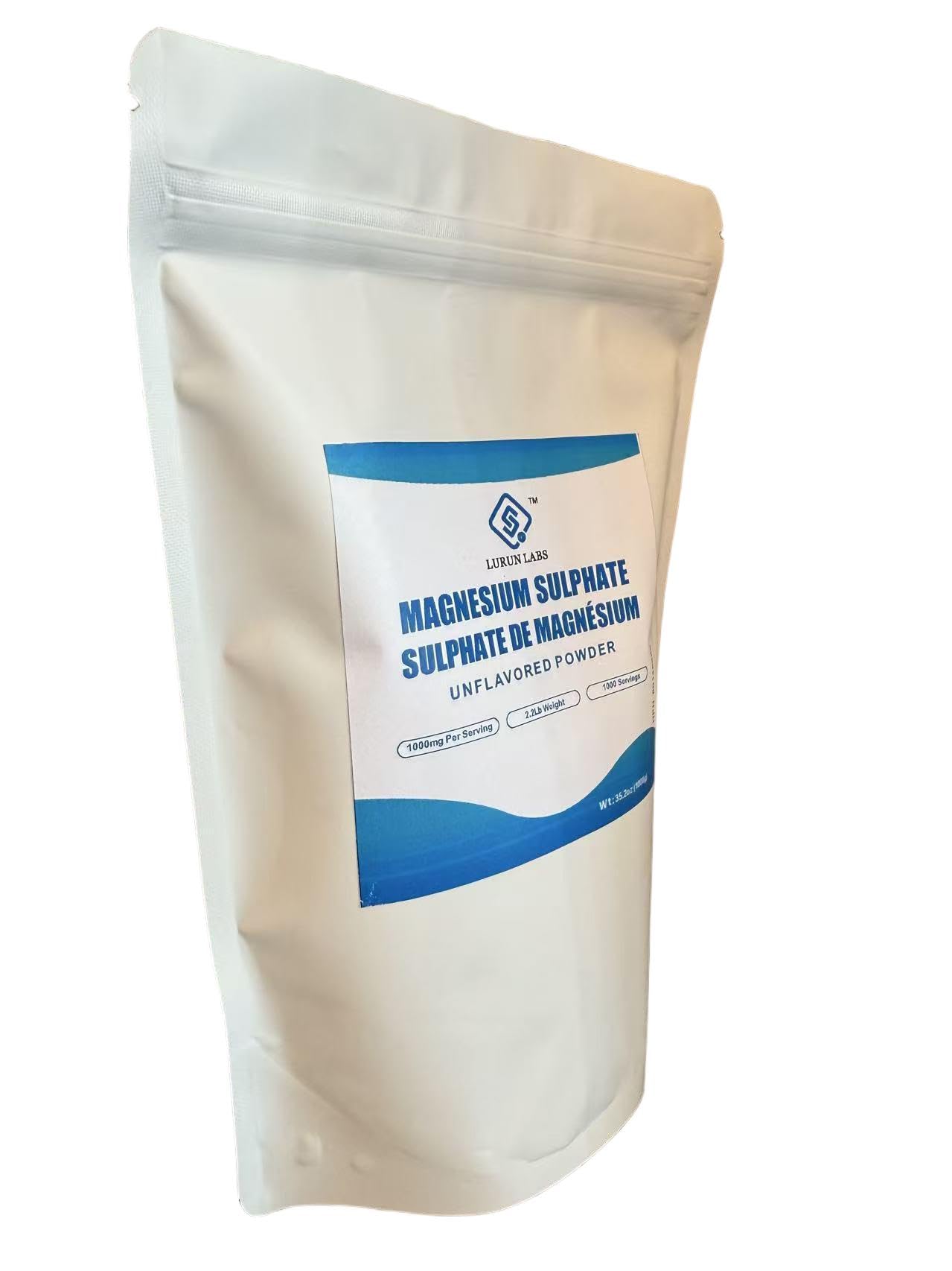 MG LURUN LABS Food Grade Magnesium Sulfate Powder 35.2